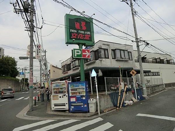 周辺環境:文化堂馬場店(文化堂馬場店まで600m)