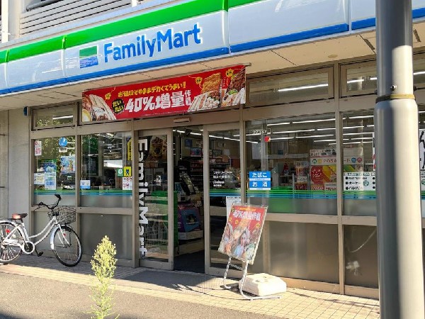 周辺環境:ファミリーマート横浜千歳橋店(ファミリーマート横浜千歳橋店まで300m)