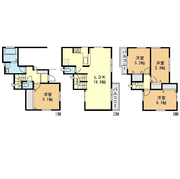 間取り:７号棟間取図