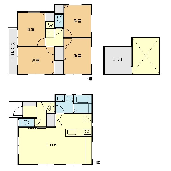 間取り:4号棟間取図