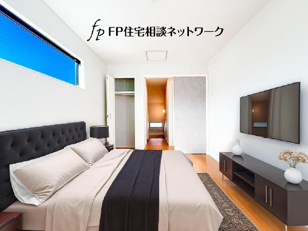 ◇居室◇  居室には収納クローゼットを完備！（本画像はCGで作成しており、実際に現地に家具はおかれておりません。また価格に家具は含まれておりません）