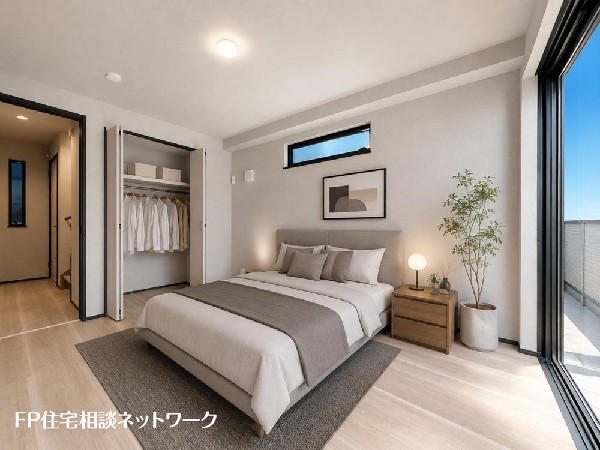 「どういう家具を置こうかな」とわくわくする。自分好みのお部屋にしてオンリーワンのお部屋でゆったりと寛ごう♪（本画像はCGで作成しており、実際に現地に家具はおかれておりません。また価格に家具は含ません）