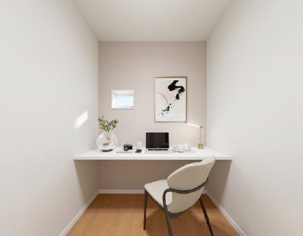 ◆DEN(書斎)◆  本画像はイメージCGです。車・植栽等は含まれません。外構・植栽など一部実際とは異なる表現がございます。