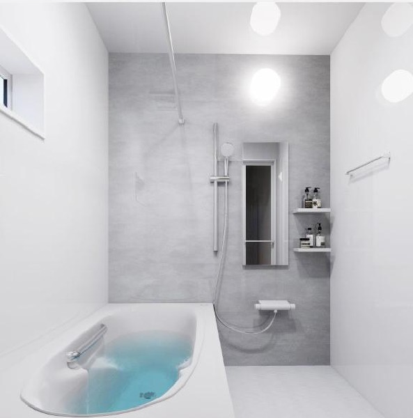 ◆浴室◆  本画像はイメージCGです。車・植栽等は含まれません。外構・植栽など一部実際とは異なる表現がございます。