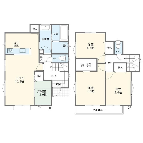 間取り:4号棟間取図