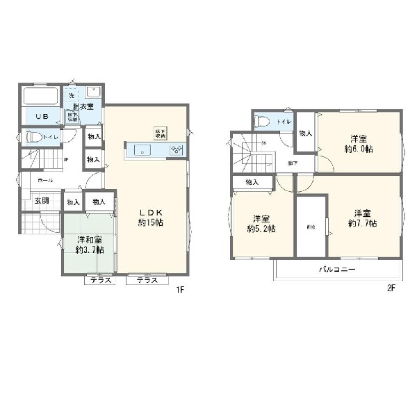 間取り:5号棟間取図