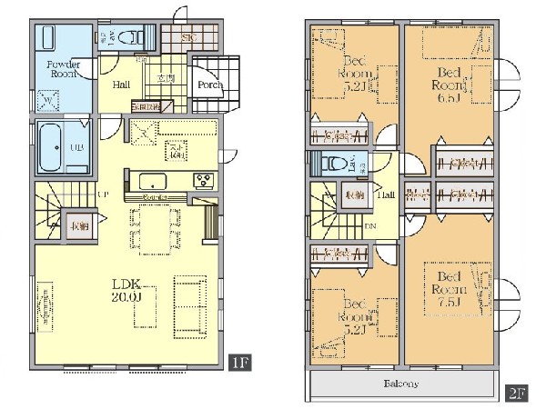 間取り:間取図5号棟