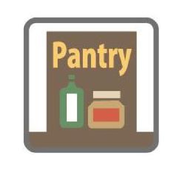 ◆パントリー◆キッチン隣には、ストック食材や調理家電の収納に便利なパントリー収納付です。お水や非常食などの備蓄庫としても活躍しそうです。