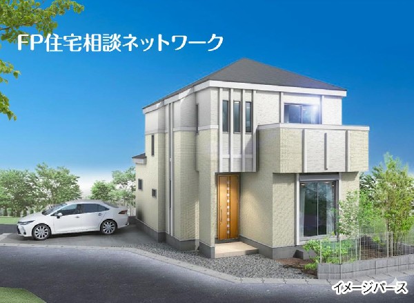 外観:柔らかな風と豊かな緑に包まれた落ち着きある閑静な住宅街に、女性目線でデザインしたこだわり間取の新築住宅が誕生します。