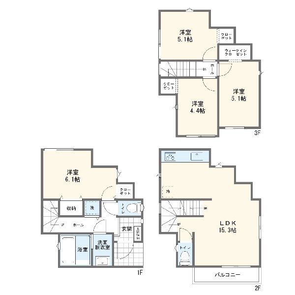 間取り:C号棟間取図