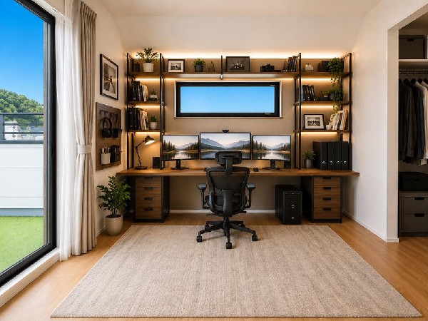 「どういう家具を置こうかな」とわくわくする。自分好みのお部屋にしてオンリーワンのお部屋でゆったりと寛ごう♪（本画像はCGで作成しており、実際に現地に家具はおかれておりません。また価格に家具は含ません）