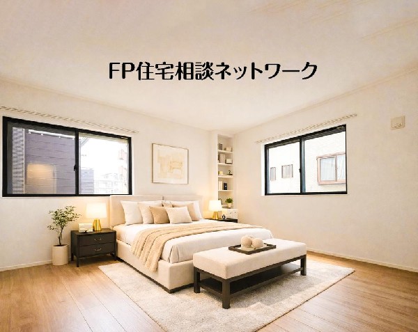 寝室は常に明るく、気持ちの良い毎朝を迎えられます。（本画像はCGで作成しており、実際に現地に家具はおかれておりません。また価格に家具は含まれておりません。）