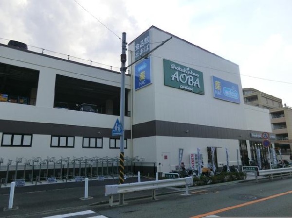 周辺環境:食品館あおば岡村店(食品館あおば岡村店まで600m)