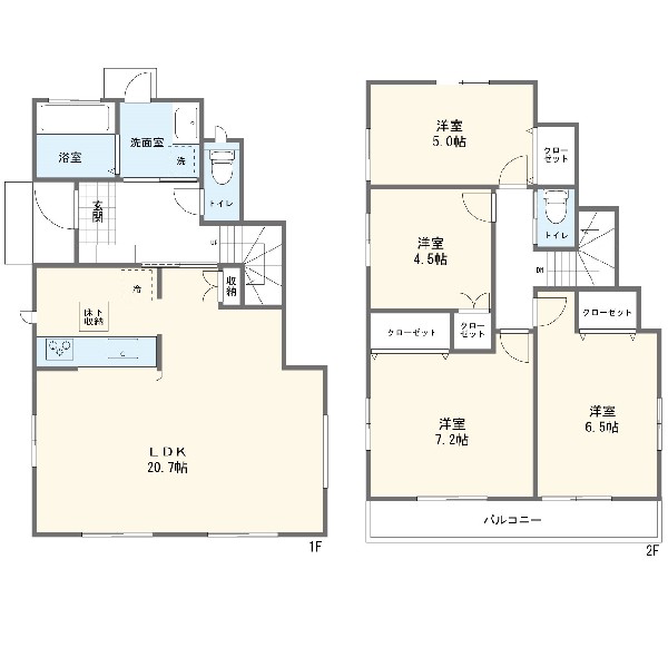 間取り:間取図6号棟
