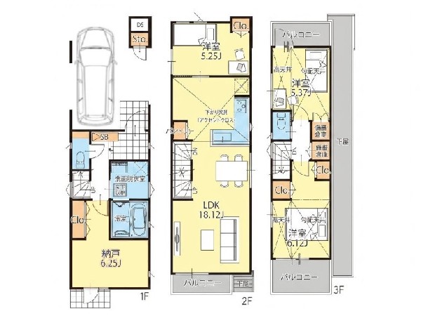 間取り:間取図(4号棟)