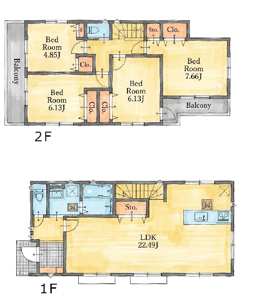 間取り:３号棟間取図