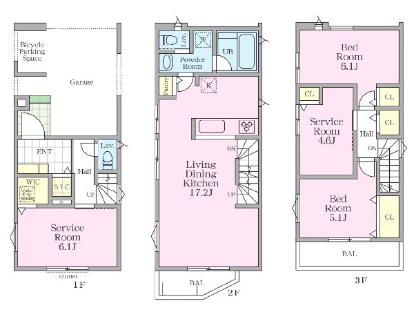 間取り:間取図(2号棟)
