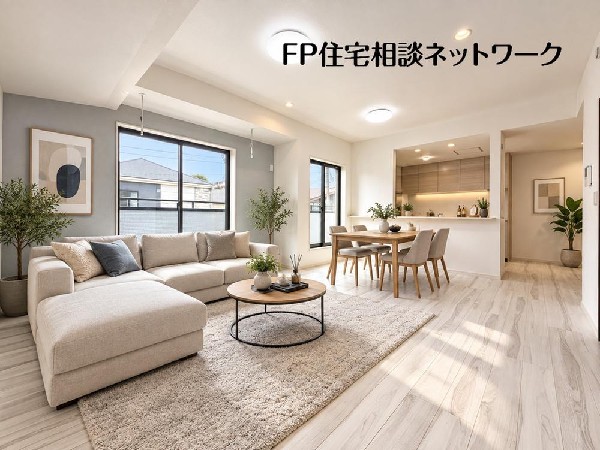 家具の配置がしやすい広さを確保したこだわりの間取りです。（本画像はCGで作成しており、実際に現地に家具・家電はおかれておりません。また価格に家具・家電等は含まれておりません。）