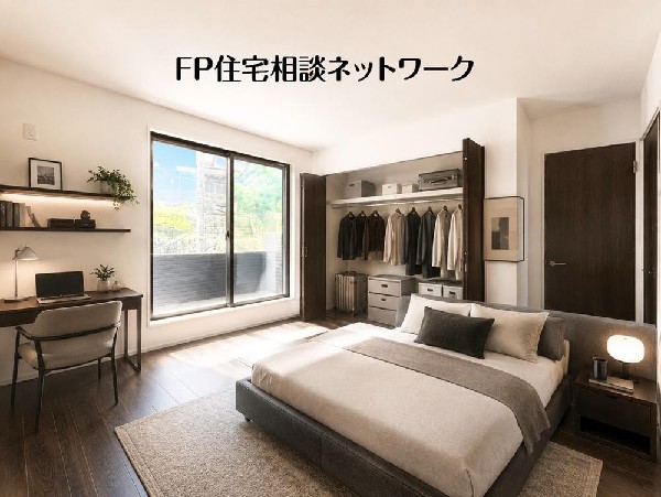 寝室は常に明るく、気持ちの良い毎朝を迎えられます。（本画像はCGで作成しており、実際に現地に家具はおかれておりません。また価格に家具は含まれておりません。）