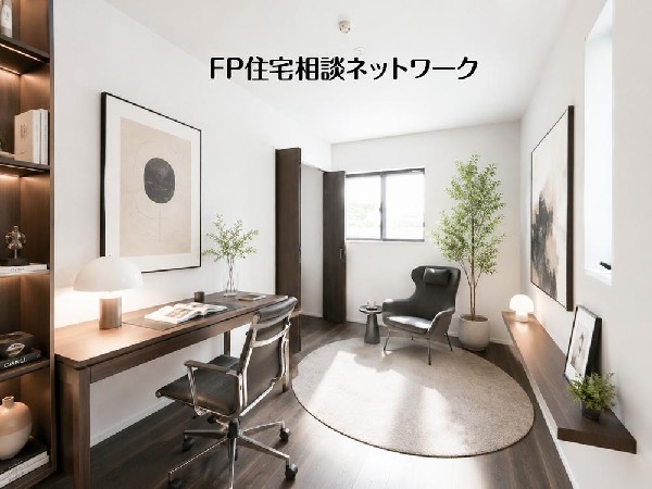開放感のある2階の居室は日当りもよく日中は明るい日差しが射し込みます。（本画像はCGで作成しており、実際に現地に家具はおかれておりません。また価格に家具は含まれておりません。）