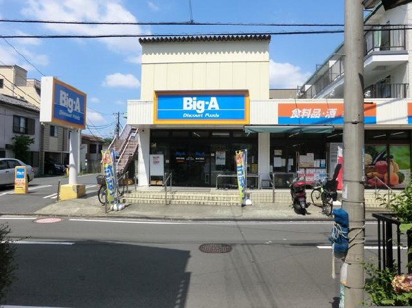 周辺環境:ビッグ・エー横浜大岡店(ビッグ・エー横浜大岡店まで750m)