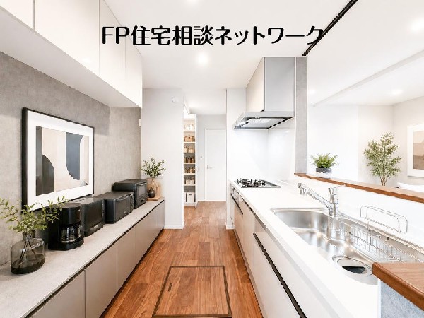 美味しい料理を作りたくなるような気持ちにさせてくれるオープンキッチン。（本画像はCGで作成しており、実際に現地に家具はおかれておりません。また価格に家具は含まれておりません。）