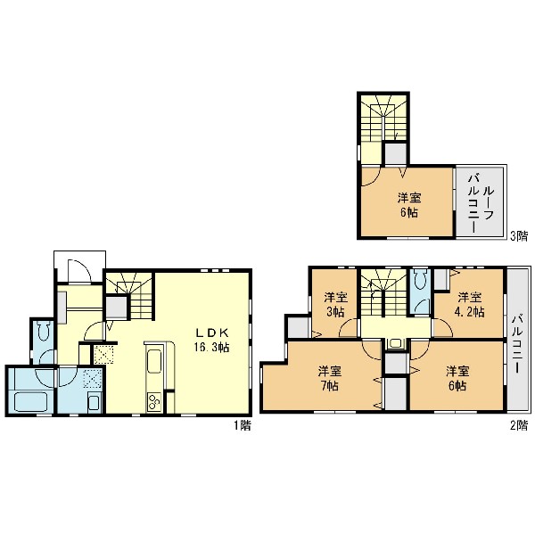 間取り:間取図C号棟