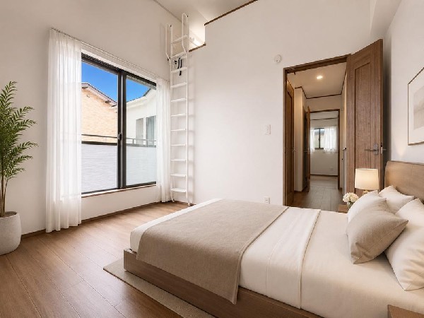 「どういう家具を置こうかな」とわくわくする。自分好みのお部屋にしてオンリーワンのお部屋でゆったりと寛ごう♪（本画像はCGで作成しており、実際に現地に家具はおかれておりません。また価格に家具は含ません）