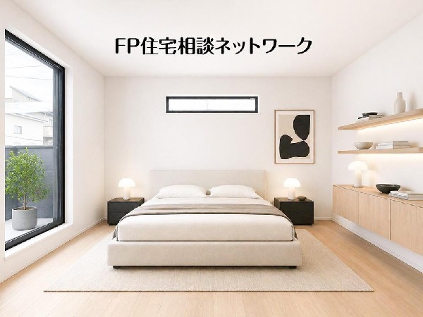 寝室は常に明るく、気持ちの良い毎朝を迎えられます。（本画像はCGで作成しており、実際に現地に家具はおかれておりません。また価格に家具は含まれておりません。）