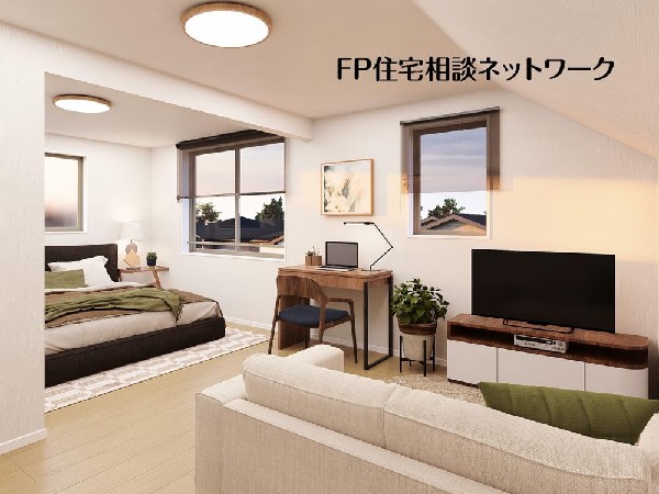 子どもが小さいうちは広々ワンルーム。成長に合わせて、将来は簡単に2部屋へ。ライフスタイルの変化に柔軟対応できる「未来壁」設計で、長く快適に暮らせます。