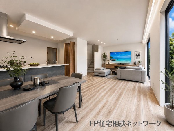 家族と過ごす時間を大切にしたい方にぴったりのゆとりある住空間です♪（本画像はCGで作成しており、実際に現地に家具はおかれておりません。また価格に家具は含まれておりません。）