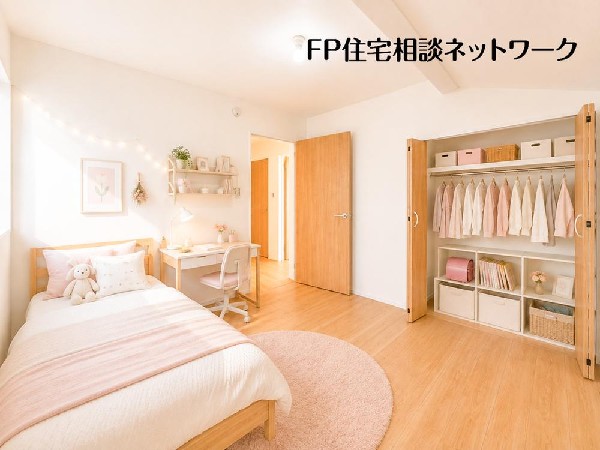 【お子様部屋】  本画像はAIがCGで家具・家電を合成しており、実際の現地に家具・家電等は設置されておりません。また、販売価格に家具・家電等は含まれておりません。