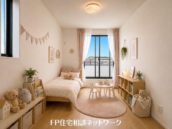「どういう家具を置こうかな」とわくわくする。自分好みのお部屋にしてオンリーワンのお部屋でゆったりと寛ごう♪（本画像はCGで作成しており、実際に現地に家具はおかれておりません。また価格に家具は含ません）