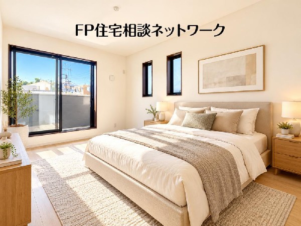 【主寝室】  本画像はAIによるステージング加工を施したイメージです。家具・家電・小物等は現地にはなく、販売価格にも含まれません。実際の現況とは異なります。