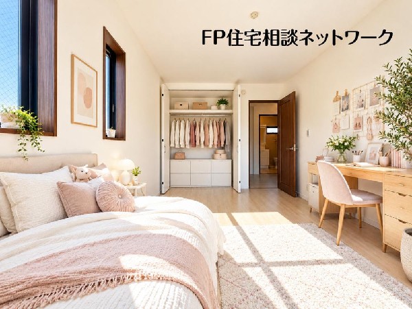 【お子様部屋】  本画像はAIによるステージング加工を施したイメージです。家具・家電・小物等は現地にはなく、販売価格にも含まれません。実際の現況とは異なります。