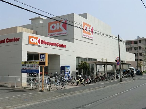 周辺環境:オーケー日吉店(オーケー日吉店まで1800m)