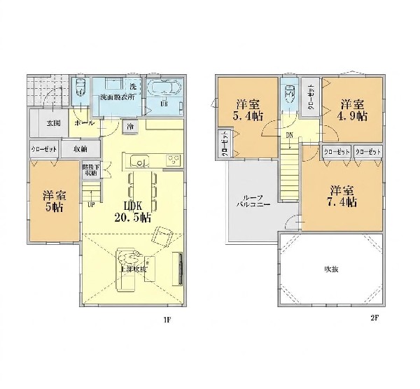 間取り:間取図B棟  