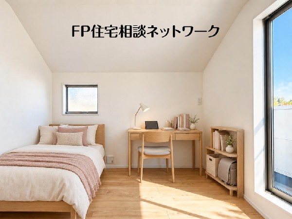 【お子様部屋】  本画像はAIによるステージング加工を施したイメージです。家具・家電・小物等は現地にはなく、販売価格にも含まれません。実際の現況とは異なります。