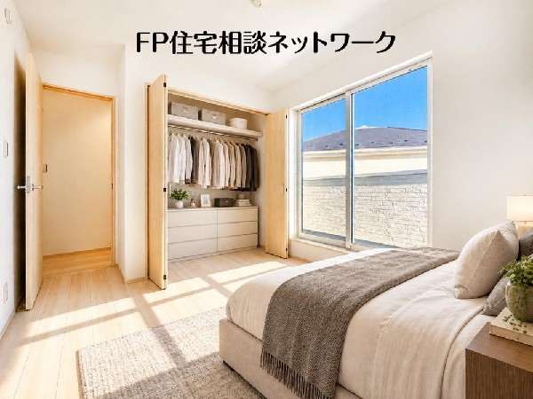 【主寝室】  本画像はAIによるステージング加工を施したイメージです。家具・家電・小物等は現地にはなく、販売価格にも含まれません。実際の現況とは異なります。
