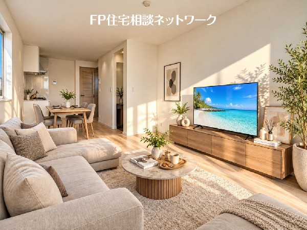 家族と過ごす時間を大切にしたい方にぴったりのゆとりある住空間です♪（本画像はCGで作成しており、実際に現地に家具はおかれておりません。また価格に家具は含まれておりません。）