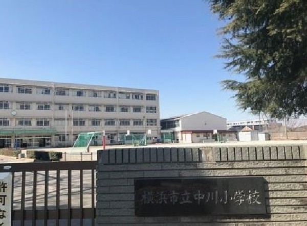 周辺環境:中川小学校  (明治7年に大棚学舎として創立以来、校名、場所を何度か変えつつも140年もの長きに渡り、伝統ある小学校です。)