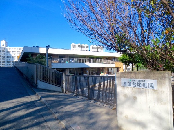 周辺環境:青葉台幼稚園(昭和41年開設の歴史ある幼稚園。緑に囲まれ広い園庭のある恵まれた立地環境。木の温もりのある施設。)