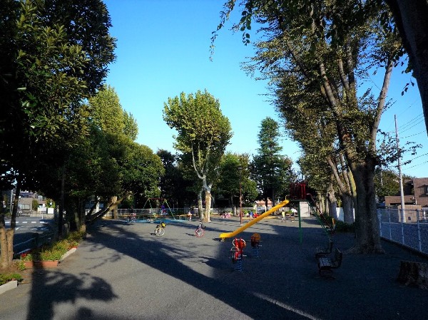 周辺環境:野川第一公園　(青空の下で駆け回ったり、遊具で遊んだり、思い思いの遊びができます。子供たちの元気で楽しそうな声が響き渡ります。)