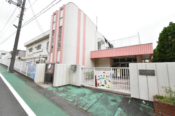 周辺環境:梶ヶ谷保育園(心も身体も健康な子供、意欲的に遊べる子供、情緒豊かな子供を保育目標としてます！)