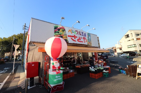 周辺環境:さどや本店(新鮮な青果から、食料品・日用品も取り扱っています。日曜定休。営業時間は10時～20時。)