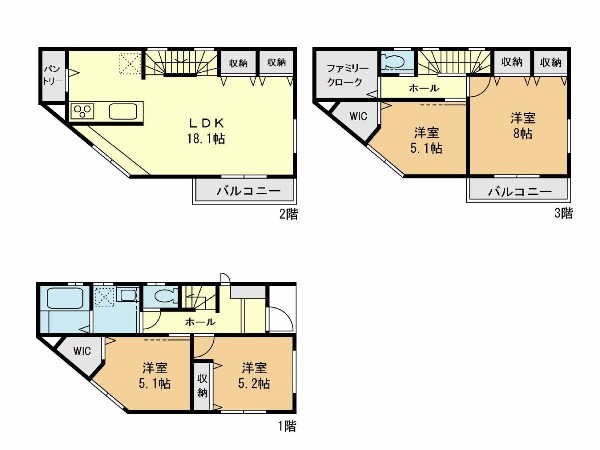 外観:土地価格： 4980万円　プラン建物価格： 2100万円　プラン間取り： 4LDK 　土地面積： 70.19m2　プラン建物面積： 109.5m2 