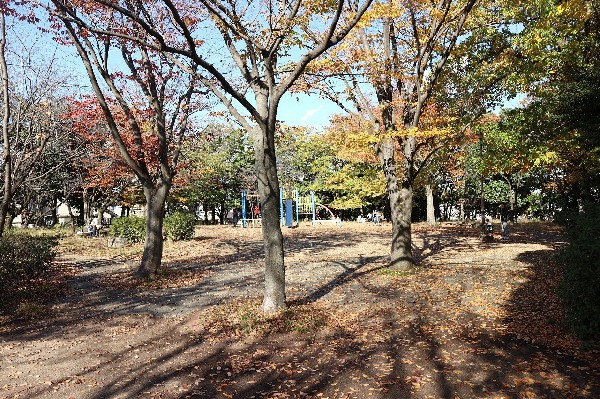 周辺環境:西菅公園(木々に囲まれた自然豊かな広い公園。遊具が揃っているので子供は大満足。紅葉の季節は綺麗な景観が大人も嬉しい。)