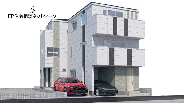 外観:白を基調にしたスタイリッシュなデザイン！人気のカウンターキッチンでＬＤＫは広々とした空間を演出してくれます。