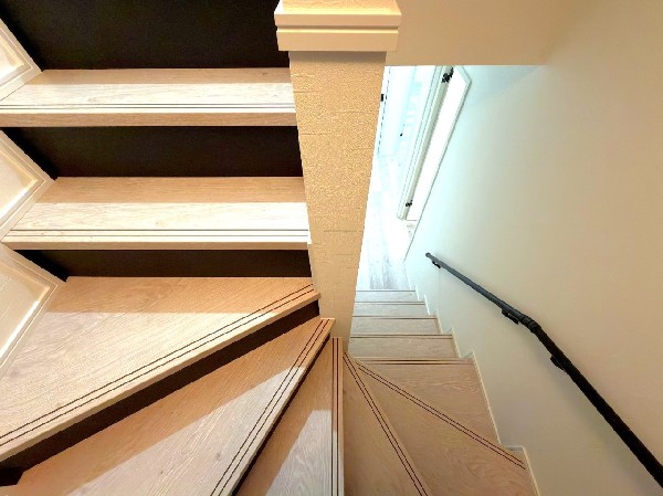 動線がしっかり考えられた間取り。採光もしっかりと計算されていてどの部屋も明るいのがうれしいですね。