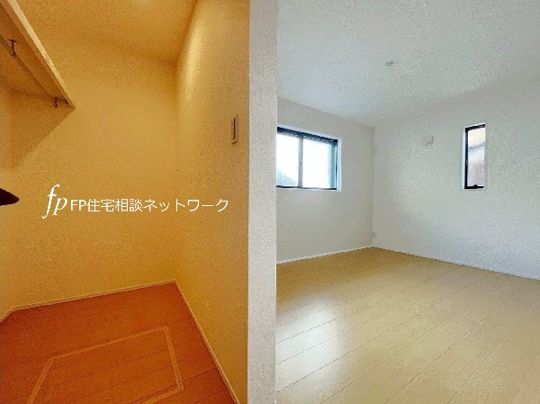 6.5帖の主寝室は収納たっぷり！使い勝手の嬉しいWIC付き。衣類だけでなく、バッグや帽子、アクセサリーといったファッションアイテムも一か所に収納可能です。